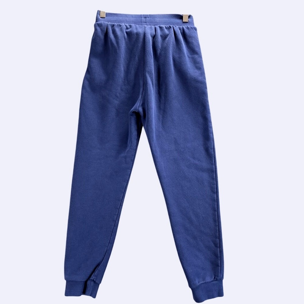 Adidas Originals Youth M 11-12Y Navy Blue Trefoil Joggers Boys Girls Sweatpants - Picture 2 of 10